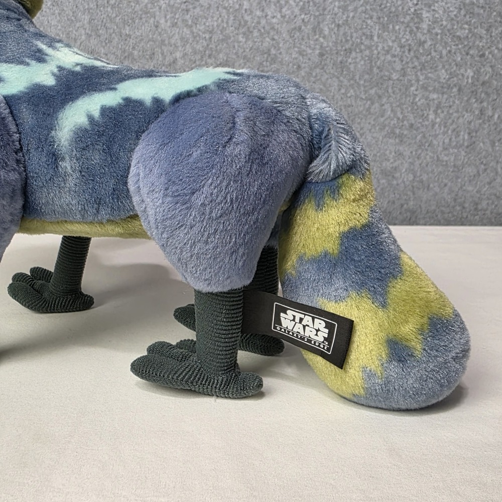 Disney Star Wars TOOKA Cat Growling Plush Creature Galaxy's Edge Loth Blue Works - Picture 3 of 10